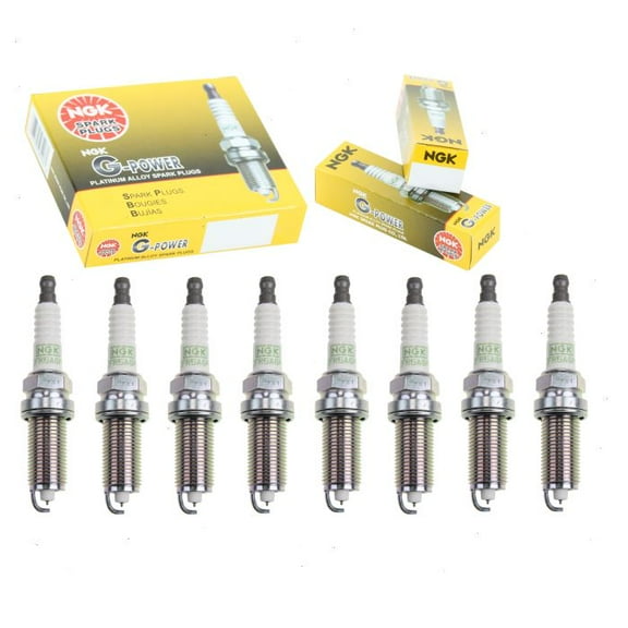8 pc NGK G-Power Spark Plugs compatible with Jeep Grand Cherokee 4.7L V8 2008-2009