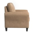 thumbnail image 4 of Lifestyle Solutions Alexa Club Chair, Brown Faux Leather, 4 of 8