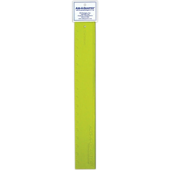 CM Designs Add-A-Quarter Ruler, 18', Multicolor