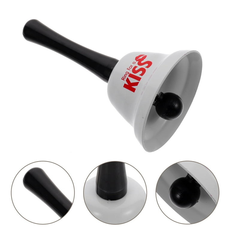 Ring For A Kiss Bell Portable Hand Bell Wedding Cheering Bell Novelty  Romantic Gift