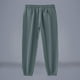 thumbnail image 4 of Amzcrzy Pantalones Chándal Hombre Color Liso Ligeros Suaves Transpirables Elásticos Cintura Lino Cómodos Para Playa Tallas S-2XL Verde, 4 of 5