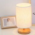 thumbnail image 4 of Lampe de Table USB Lampe de Chevet en Bois Protection des Yeux Lampe de Chevet, 4 of 8