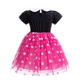 thumbnail image 2 of Vestido de disfraz Dressy Daisy para niñas pequeñas con lunares 2T-3T, 2 of 6