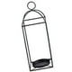 thumbnail image 4 of Candelabro decorativo para farol, candelabro colgante rústico negro, soporte para vela de pilar para porche delantero, interior, boda, Patio al aire 115 cm x 115 cm x 35 cm, 4 of 8