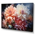 thumbnail image 2 of Designart "Pink Dahlia love expression III" Floral Wall Decor, 2 of 5