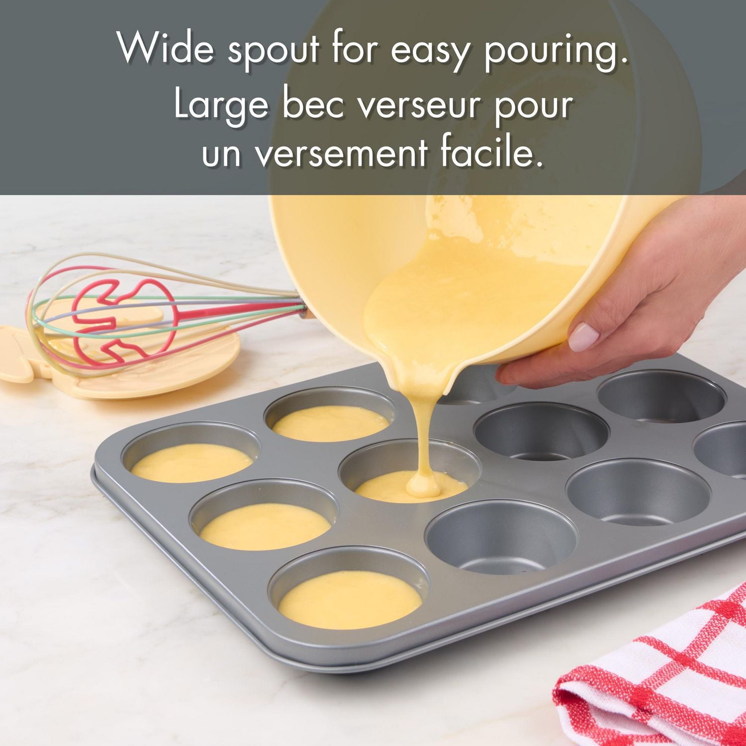 Bol à Mélanger 3 qt, Way to Celebrate, Jaune