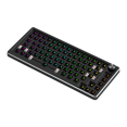 thumbnail image 1 of 83 Keys Aluminum Mechanical Keyboard Kit Wired RGB Hot Swap Custom Metal Multifunction Gaming Keyboards, Black, 1 of 7