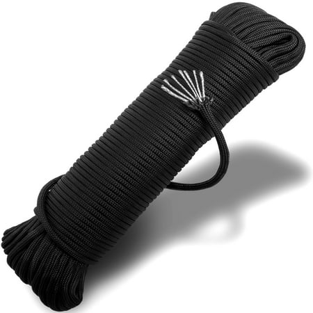 OxGord 50 Foot Type III 7 Strand 550 lbs. Test Paracord Mil Spec Parachute Cord Outdoor Rope Tie Down -