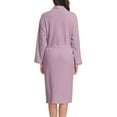 thumbnail image 5 of Long Sleeve Cotton Robes for Women Fleece Women's Nightgowns & Sleepshirts Oversize Cute Women's Sleepwear House Womens Robe Purple, 5 of 8