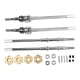 thumbnail image 3 of Estrela eje trasero delantero de acero duro CVD eje de transmisión Universal para AXIAL SCX10 90046 90047 1/10 RC Car, 3 of 8