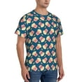 thumbnail image 5 of Rocae Popcorn With Glasses for Men's Moisture-Wicking Crew Tee - T-Shirt for Sports, Outdoor Activities, and Casual WearSmall, 5 of 9