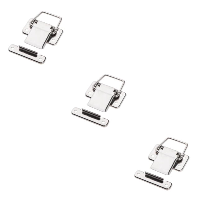 Riwesomey Stainless Steel Metal Spring Loaded Latches Catch Toggle Hasp Boat Hardware Type1 NO1