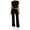 Black, variant on Bosfbaoi Two Piece Sets for Women Crew Neck Short Sleeve Crop Top and Drawstring Elastic Waist Straight Leg Pants Casual Womens Summer Outfits