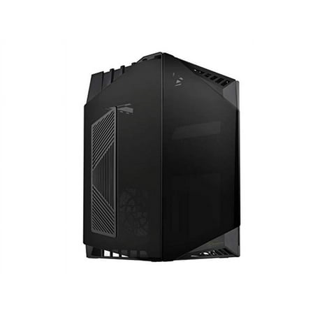 silverstone technology ld03b-af airflow version mini-itx case four side tempered glass panels pre-installed 2 x 120mm fans usb type-c x 1 sst-ld03b-af
