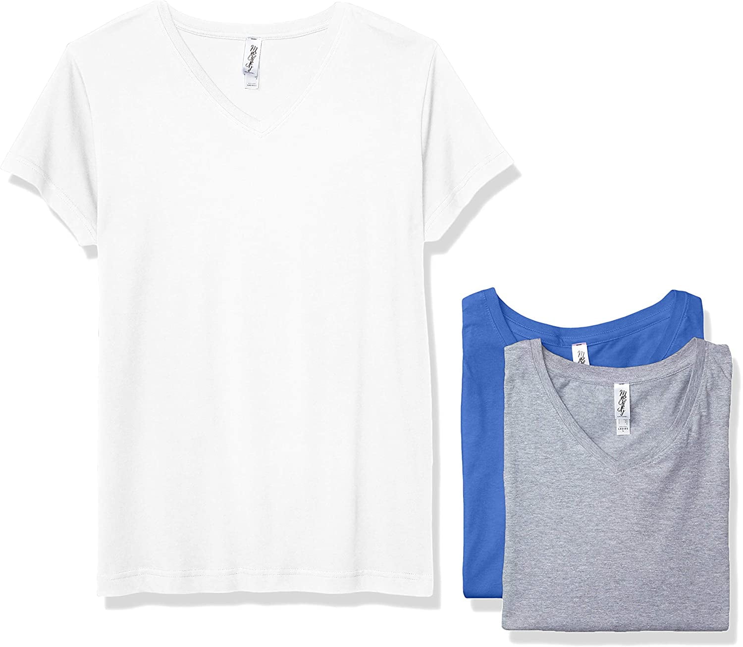 Marky G Apparel Womens 4.3 Oz Ringspun Cotton T-Shirt