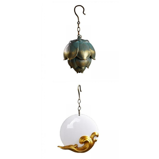2 piezas / quemador de individual para la oficina del té de reflujo decorativo Macarena Soporte para quemador de incienso