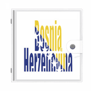 Bosnia Herzegovina Flag Name Photo Album Wallet Wedding Family 4x6