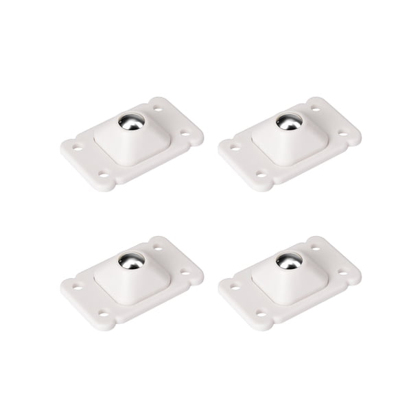 Monstrate Mini rodillo de acero inoxidable adhesivo para rueda Universal de 4 piezas, rodillos inferiores de almacenamiento de 360 grados, ruedas Almacenamiento y organización del hogar Blanco Monstrate HA006245-00