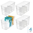 thumbnail image 2 of iDesign 3-Section Divided Pantry Organizer Bin for Kitchen Storage - Organize Food Pouches and Seasoning Packets, 2 of 11