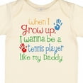 thumbnail image 4 of Inktastic Tennis Player Like Daddy Boys or Girls Baby Bodysuit, 4 of 5