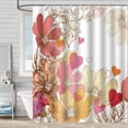 thumbnail image 1 of Feltree Rideau de Douche Imperméable 3D Jungle Tropicale Imprimé Botanique 70x78 Pouces avec Crochets, 1 of 8