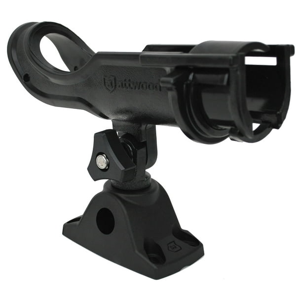 Attwood 50094 Black Heavy Duty Adjustable Rod Holder