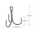 thumbnail image 4 of 20 Piezas Pesca Ganchos Agudos Altos Accesorios Acero Carbono (6#), 4 of 6