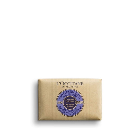Jabón L'Occitane extrasuave con base vegetal de lavanda, 250 ml