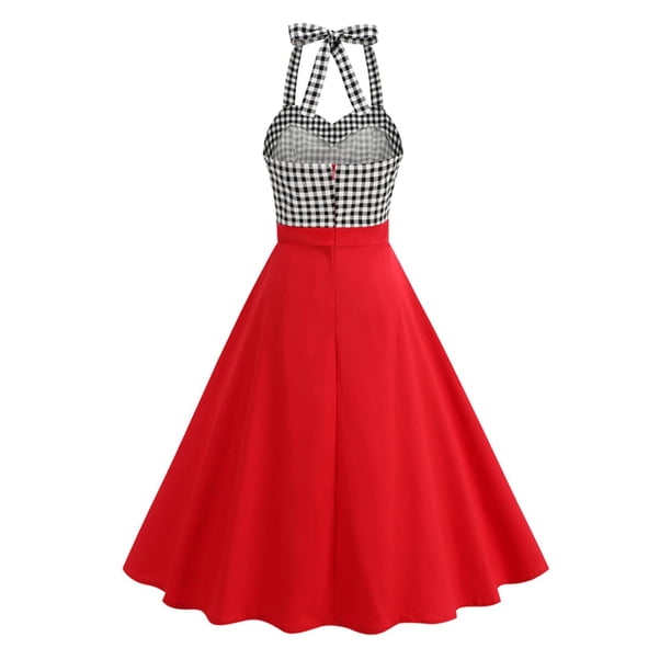 vintage red halter dress Red 1960s Solid Halter Bodycon Dress