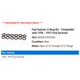 thumbnail image 2 of Fuel Injector O-Ring Kit - Compatible with 1990 - 1997 Ford Aerostar 1991 1992 1993 1994 1995 1996, 2 of 2