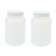 thumbnail image 1 of 2X Laboratory Chemical Storage Case White Plastic Widemouth Bottle 500ML, 1 of 5
