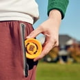 thumbnail image 2 of Aerobie Pro Lite Mini Flying Disc, Plastic Catch Disc with High Glide Rating, Orange/Red, 2 of 3