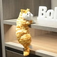 thumbnail image 4 of SharkTRUE FurNest Simulation Plush Cat Statue Hanging Handicrafts Cat Crafts Sculptures, 4 of 8