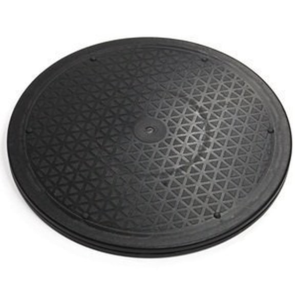 JDYYICZ Soporte giratorio de acero para placa giratoria de 12 pulgadas, resistente, con rodamientos de bolas, Lazy Susan para uso en interiores y exteriores con monitor/TV