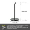Black Paper Towel Holder Countertop Free Standing Paper Towel Holder