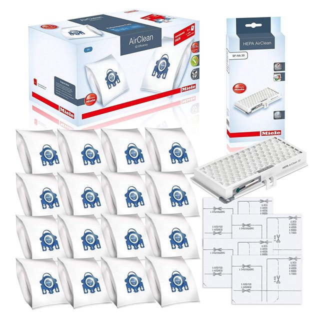 Paquete Performance Pack Miele GN AirClean FilterBags + Filtro HEPA