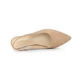 thumbnail image 4 of BLISSFUL STEP Valentine's Women's Shoes Slingback Pointed Toe Flat Shoes Nude 6, 4 of 7