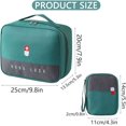thumbnail image 2 of First Aid Kit, Green，2 Pcs Portable Medical Box, Medicine Storage Bag, Empty First Aid Kit for Emergency Situations at Home Office Travel, 2 of 5