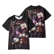 Cuphead Merch T-Shirt Summer For Women/Men Short Sleeve TShirt Casual Tee Streetwear Top