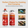 thumbnail image 7 of Spozer Butane Fuel Canister 8oz 227g for Portable Camping Stoves and Cooking 24Pcs, 7 of 7