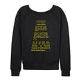 thumbnail image 2 of Star Wars - Empire Strikes Back Crawl - Women's French Terry Pullover Sweatshirt, 2 of 5