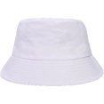 thumbnail image 2 of CoCopeaunts Cotton Bucket Hat Simple Solid Two Side Wear Unisex Fisherman Hat Women Reversible Fishing Basin Hat for Beach Travel, 2 of 8