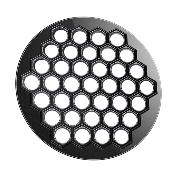 Sinyiin 37 Cavity Dumpling Maker Pelmeni Metal Ravioli Press Mold Practical Kitchen Tool