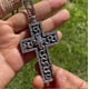 thumbnail image 3 of Squid necklace game, necklace with secret compartment, cross pendant necklace, 3 of 5