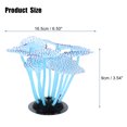 thumbnail image 2 of Soft Silicone Glowing Aquarium Mushroom Coral Aquatic Artificial Coral for Fish Tank Decoration Blue, 2 of 7