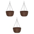 thumbnail image 2 of koolsoo 3 Pieces Hanging Planters Charming Plant Containers for Home Kitchen Desktop 12 Inch, 2 of 9