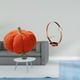 thumbnail image 2 of Cojín De Sofá De Felpa Con Forma De Calabaza De Halloween Y Expositor De Botellas De Vino De Hierro Para Decoración De Dormitorio Y Organizador De Botellas De Vino De Metal., 2 of 8