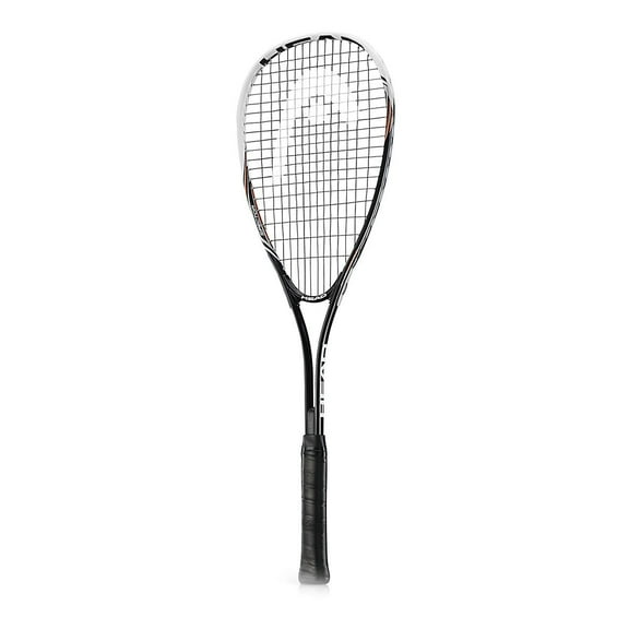 Head Nano Titanium Graphite Spector 2.0 Squash Racquet, Black & White | For Intermediate | String Pattern - 14/19 | Grip Size - 4; Contents : 1 Squash Racquet