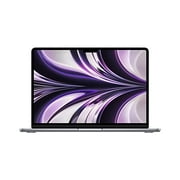 Ordinateur portable Apple MacBook Air 2022 avec puce M2 : écran Liquid Retina de 13,6 pouces, 8 Go de RAM, 512 Go de stockage SSD, gris sidéral