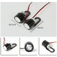 thumbnail image 3 of 2X Super Bright Spotlight LED Motorcycle Handlebar Rear mirror Headlight Fog Lamp, 3 of 5